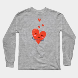 Kawaii heart Long Sleeve T-Shirt